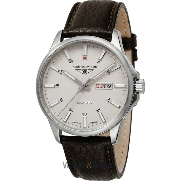 Ceas Bauhaus Bauhaus 2866-5 Mens Watch Aviation Automatic Titanium 42mm 10ATM