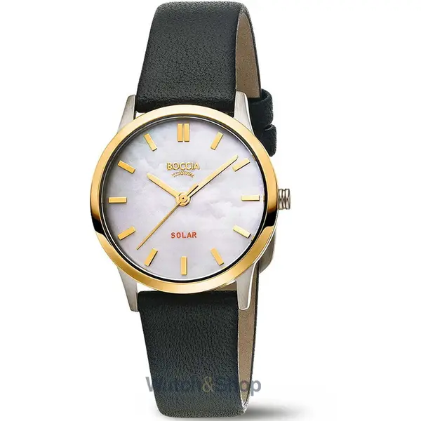 Ceas Boccia Boccia 3363-02 Ladies Watch Titanium Solar 30mm 5ATM