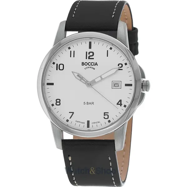 Ceas Boccia Boccia 3625-02 men`s watch titanium 36mm 5ATM