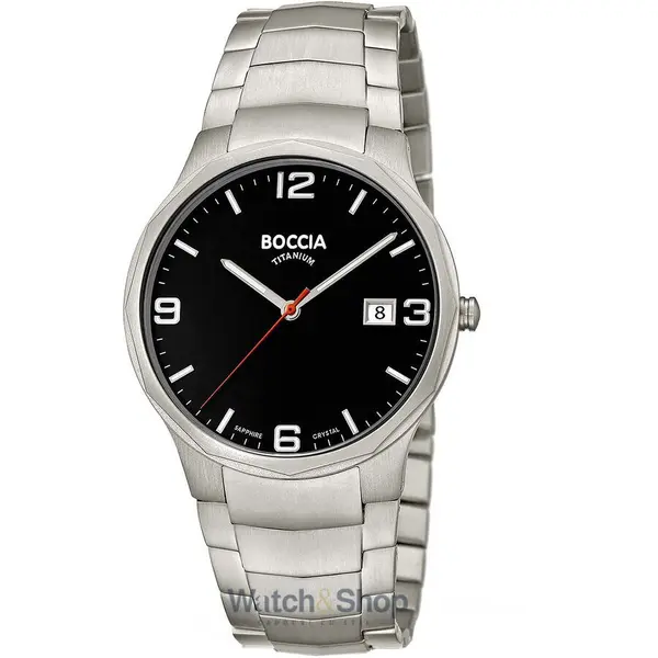 Ceas Boccia Boccia 3656-02 Men's Watch Titanium Mens Watch 39mm 5ATM