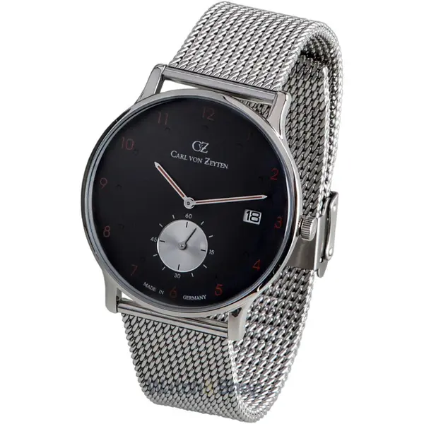Ceas Carl von Zeyten Carl von Zeyten CVZ0018BKMB Mens Watch Furtwangen 42mm 3ATM