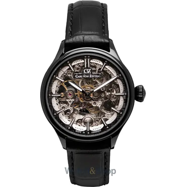 Ceas Carl von Zeyten Carl von Zeyten CVZ0072BBKS Horbach automatic 38mm 3ATM