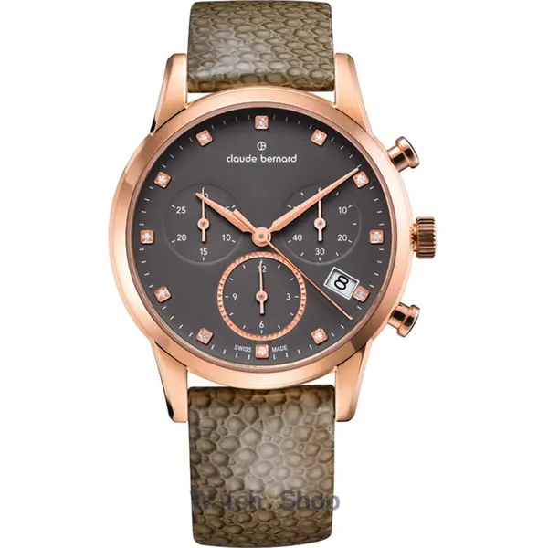 Ceas Claude Bernard Claude Bernard 10231-37R-TAPR1 Ladies Watch Classic Chronograph 35mm 5ATM
