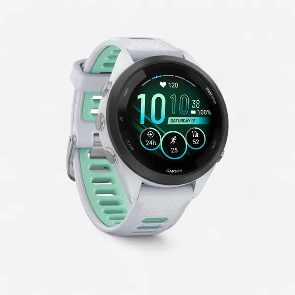 Ceas conecat multisport GPS CARDIO GARMIN FORERUNNER 265 S MUSIC Alb