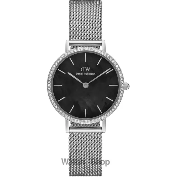 Ceas Daniel Wellington Daniel Wellington DW00100661 Ladies Watch Petite Lumine Bezel Sterling Black 28mm 3ATM