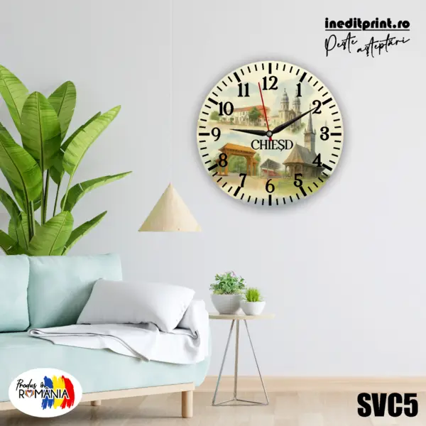 Ceas de perete atractii Chiesd SVC5