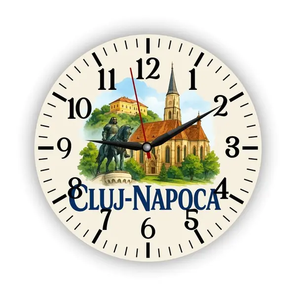 Ceas de perete atractii Cluj-Napoca SVCJ4