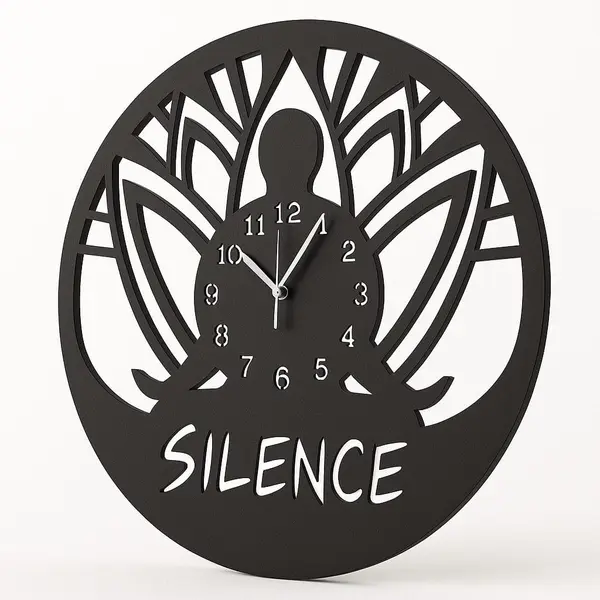 Ceas de perete Yoga, Qi Gong si Tai Chi pentru meditatie si relaxare