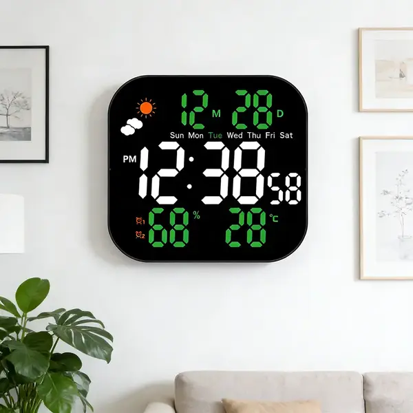Ceas digital cu afisaj LED, DS-3828 L