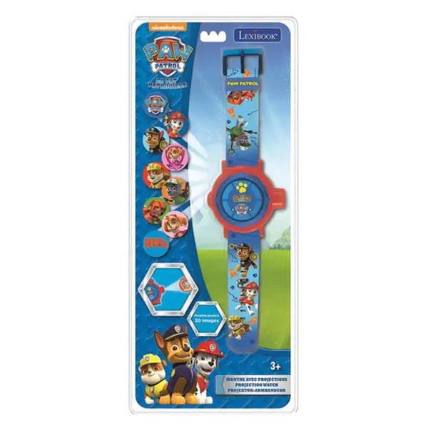 Ceas digital, Lexibook, Paw Patrol, cu proiector