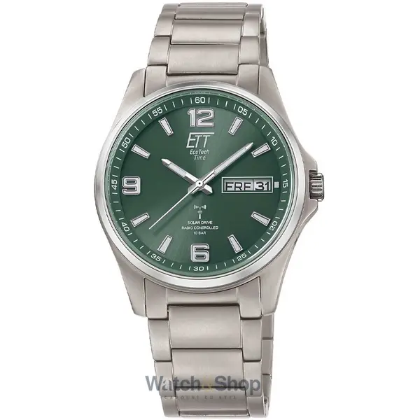 Ceas ETT Eco Tech Time ETT Eco Tech Time EGT-11603-81M Mens Watch Everest Solar Radio Controlled 41mm 10ATM
