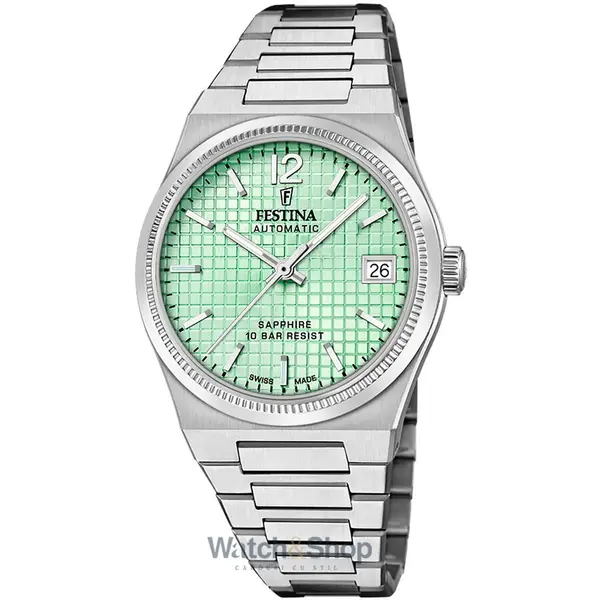 Ceas Festina Festina F20029/3 Ladies Watch Swiss Made Rivé Automatic 35mm 10ATM