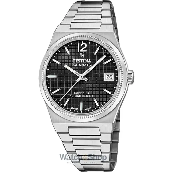 Ceas Festina Festina F20029/6 Ladies Watch Swiss Made Rivé Automatic 35mm 10ATM