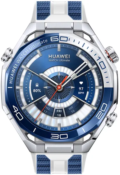 Ceas inteligent Huawei - Watch Ultimate 2, 1.5'', 47.8 mm, Blue