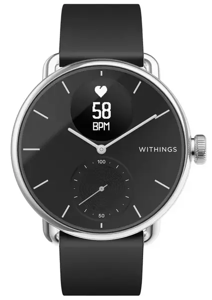 Ceas inteligent Withings - Scanwatch 2, 38mm, negru