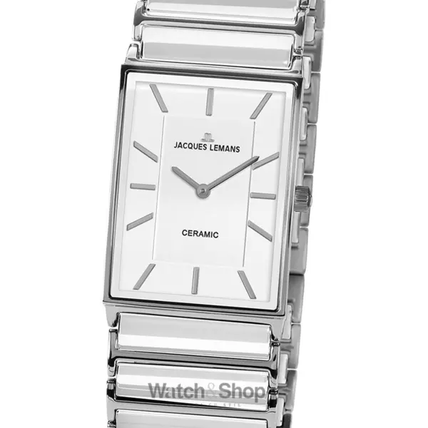 Ceas Jacques Lemans Jacques Lemans 1-1651.1E York Ceramic Ladies Watch 20mm 5 ATM