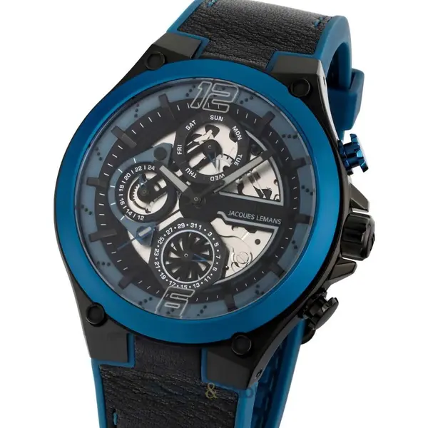 Ceas Jacques Lemans Jacques Lemans 1-2150B Manchester Multifunction Mens Watch 43mm 10ATM