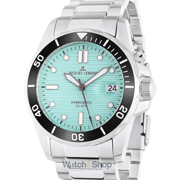 Ceas Jacques Lemans Jacques Lemans 1-2170I Hybromatic Diver Mens Watch 41mm 20ATM