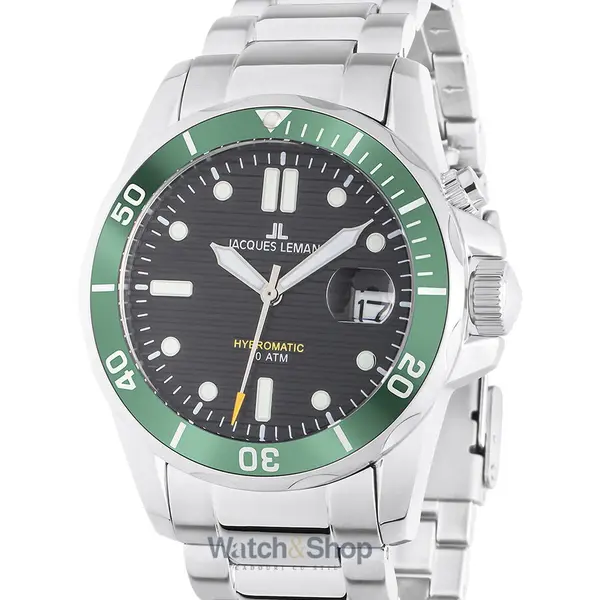 Ceas Jacques Lemans Jacques Lemans 1-2170K Hybromatic Diver Mens Watch 41mm 20ATM