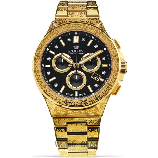 Ceas Louis XVI Louis XVI LXVI1215 Le Monarque Chronograph 42mm 5ATM