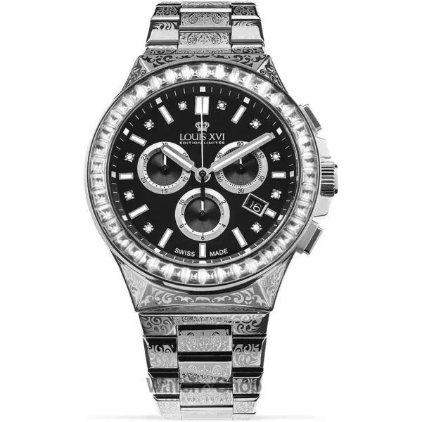 Ceas Louis XVI Louis XVI LXVI1217 Le Monarque Royale Chronograph Mens Watch 42mm 10ATM