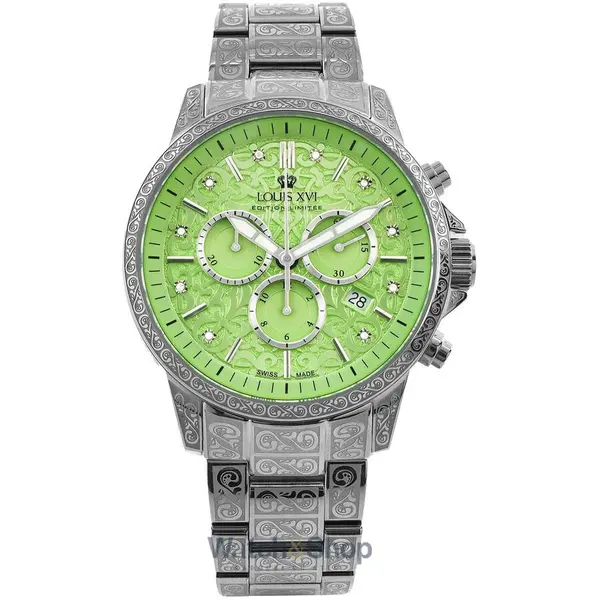 Ceas Louis XVI Louis XVI LXVI1826 Mens Watch Palais Royale 2.0 Diamond Chronograph 43mm 10ATM