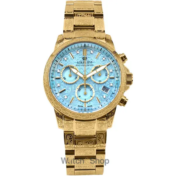 Ceas Louis XVI Louis XVI LXVI6003 Ladies Watch Palais Royale Chronograph 38mm 10ATM