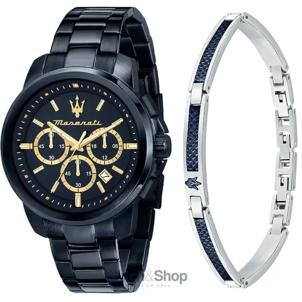 Ceas Maserati Maserati R8873621042 Mens Watch Successo Chronograph Set 44mm 5ATM