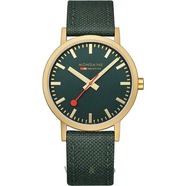 Ceas Mondaine Mondaine A660.30360.60SBS Classic Green And Gold 40mm 3ATM