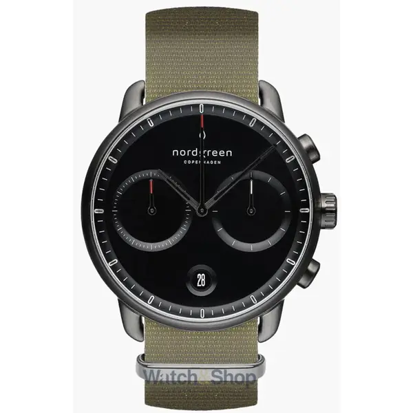 Ceas Nordgreen Nordgreen PI42GMNYAGBL Mens Watch Pioneer Chronograph 42mm 10ATM