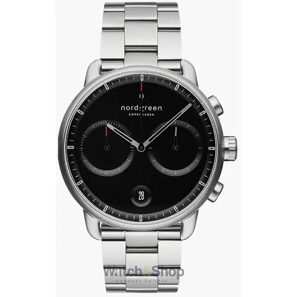 Ceas Nordgreen Nordgreen PI42SI3LSIBL Mens Watch Pioneer Chronograph 42mm 10ATM