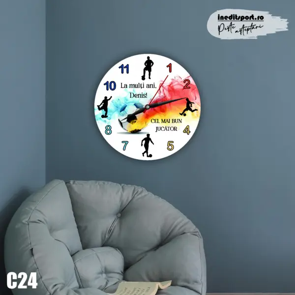 Ceas personalizat cu MESAJ C24