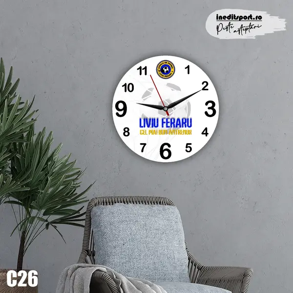 Ceas personalizat cu NUME si MESAJ C26