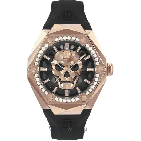 Ceas Philipp Plein Philipp Plein PWPWA0424 Mens Watch The $kull Spikes 46mm 5ATM