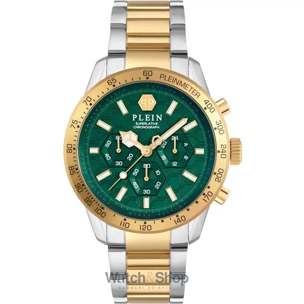 Ceas Philipp Plein Philipp Plein PWPYA0524 Mens Watch Pleinmeter Chronograph 44mm 5ATM