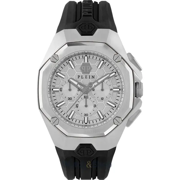 Ceas Philipp Plein Philipp Plein PWTBA0123 Mens Watch Octagon Chronograph 45mm 5ATM