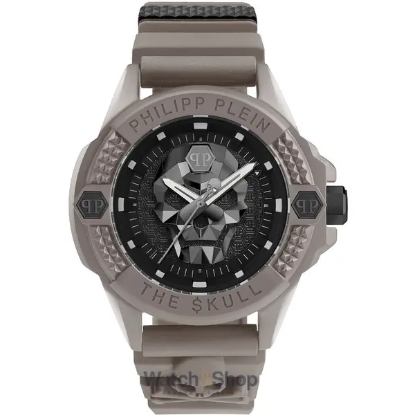 Ceas Philipp Plein Philipp Plein PWUBA0323 The $kull Ecoceramic Mens Watch 44mm 5ATM