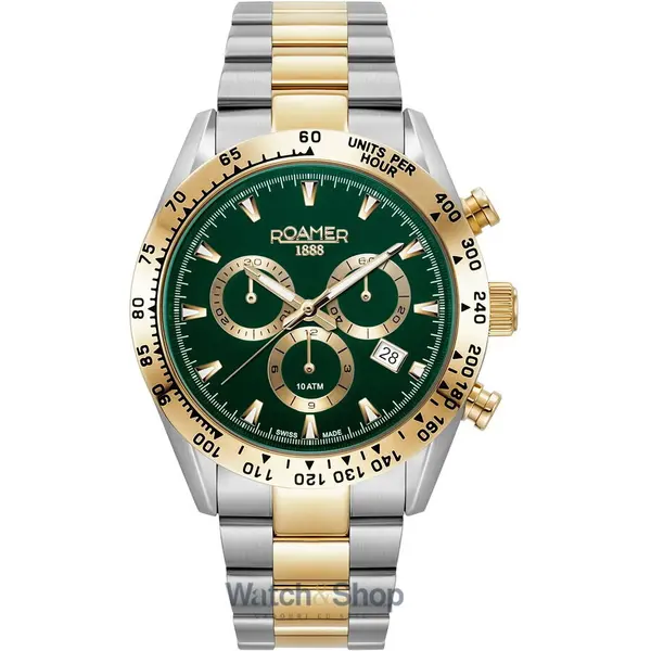 Ceas Roamer Roamer 850837 47 75 20 Mens Watch Monza 100 Chronograph 42mm 10ATM