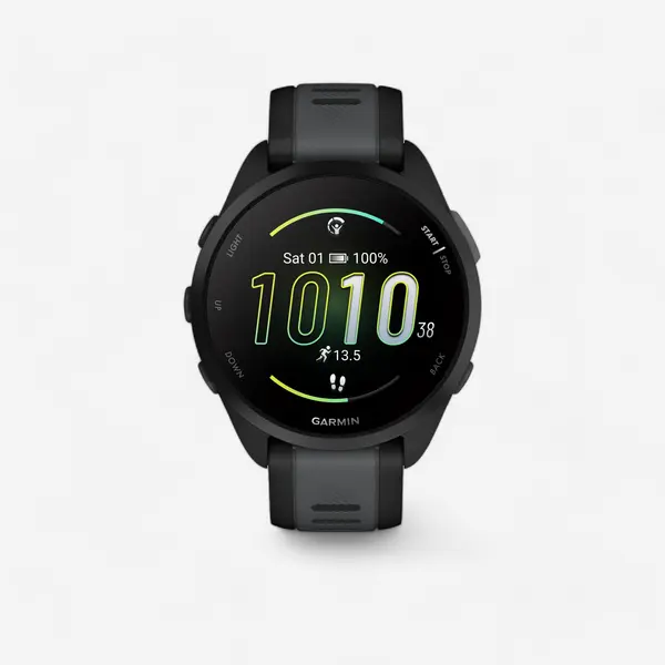 Ceas Smartwatch GPS Alergare Garmin Forerunner 165 Negru/Gri închis