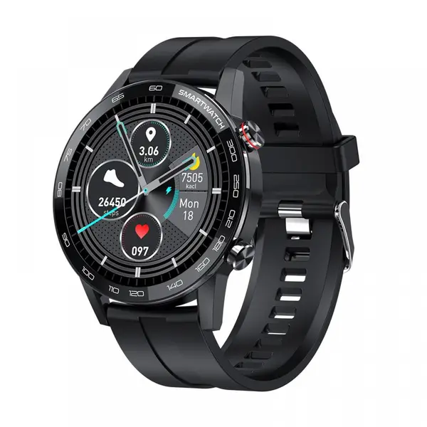 Ceas smartwatch Kingwear L16, display 1.3 inch TFT cu touch screen, rezolutie 360 x 360 pixeli, capacitate baterie 290 mAh