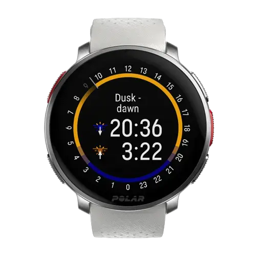 Ceas smartwatch Polar Vantage V3, ecran 1.39inch AMOLED, bratara silicon, Bluetooth (Alb)