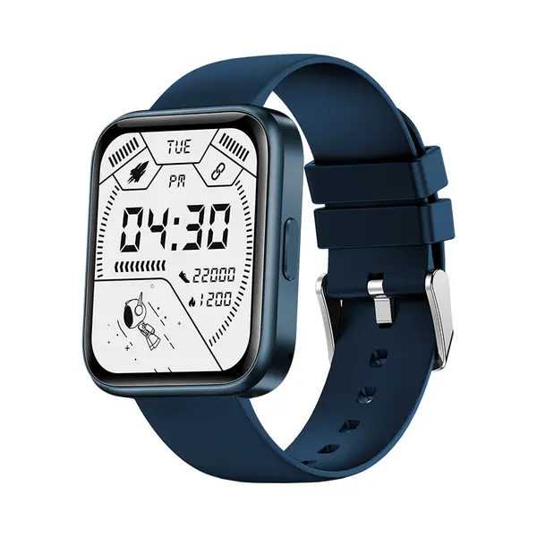 Ceas Smartwatch XK Fitness V30 cu Display 1.69 inch, Calorii, Distanta, Puls, Albastru