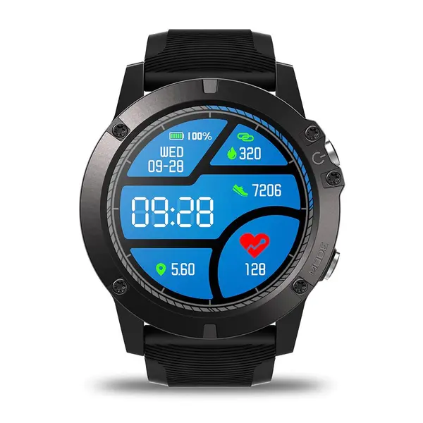 Ceas smartwatch Zeblaze VIBE 3 PRO, display 1.3 inch IPS cu touch screen, rezolutie 240 x 240 pixeli, baterie 180mAh, monitorizarea ritmului cardiac, senzor de proximitate, accelerometru