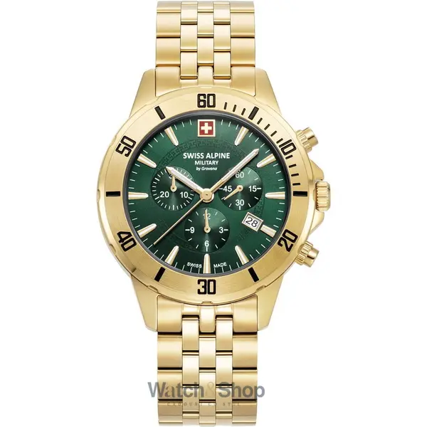 Ceas Swiss Alpine Military Swiss Alpine Military 7024.9114 Mens Watch Cruiser Chronograph 44mm 10ATM
