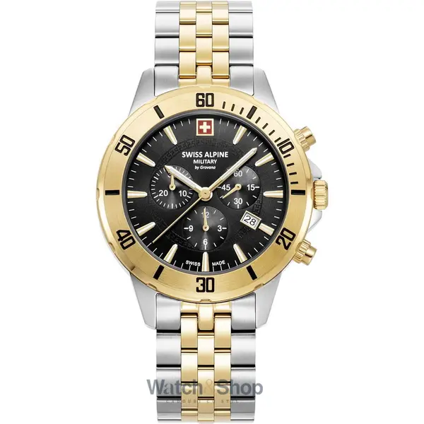 Ceas Swiss Alpine Military Swiss Alpine Military 7024.9147 Mens Watch Cruiser Chronograph 44mm 10ATM