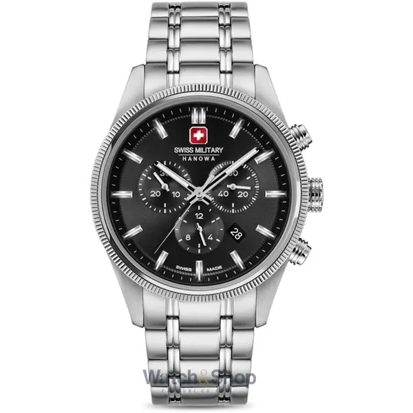 Ceas Swiss Military Hanowa Swiss Military Hanowa SMWGI0003102 Mens Watch Airman First Class Chrono 43 mm 10ATM