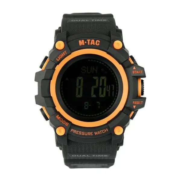Ceas tactic M-TAC Adventure Negru-Orange - Default Title