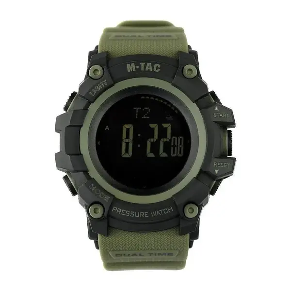 Ceas tactic M-TAC Adventure Olive Green + Negru - Default Title