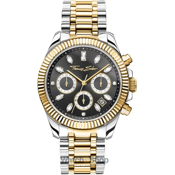 Ceas Thomas Sabo Thomas Sabo WA0398-291-201 Divine Chronograph Ladies Watch 38mm 10ATM