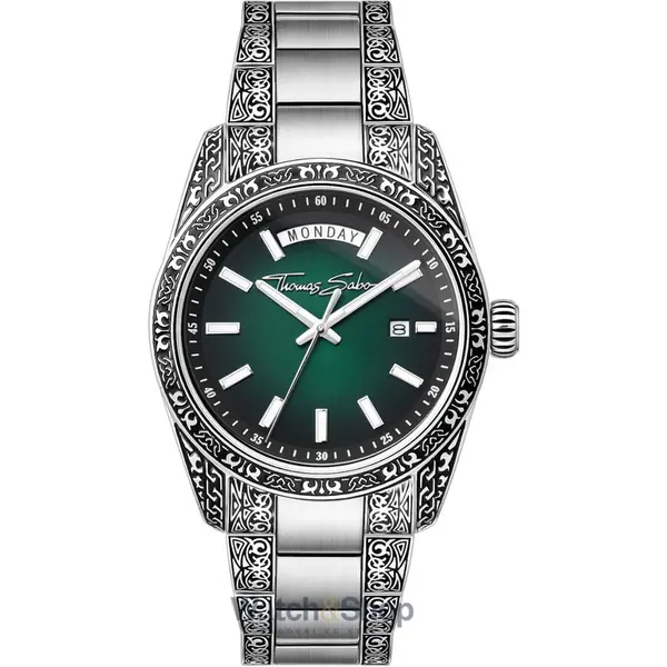 Ceas Thomas Sabo Thomas Sabo WA0440-201-211 Mens Watch Rebel At Heart Revive 40mm 5ATM